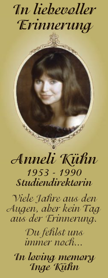 Traueranzeige von Anneli Kühn von Offenbach