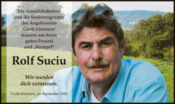 Traueranzeige von Rolf Suciu von OF