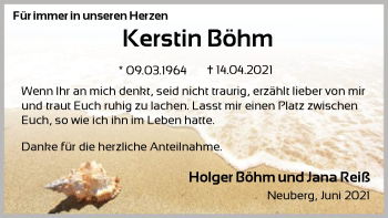 Traueranzeige von Kerstin Böhm von OF