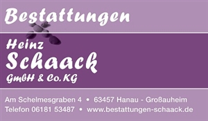 BESTATTUNGEN HEINZ SCHAACK GmbH & Co. KG